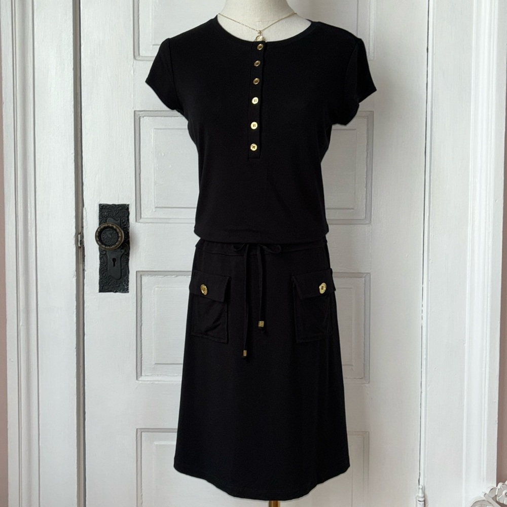 CHELSEA AND THEODORE BLACK DRESS
